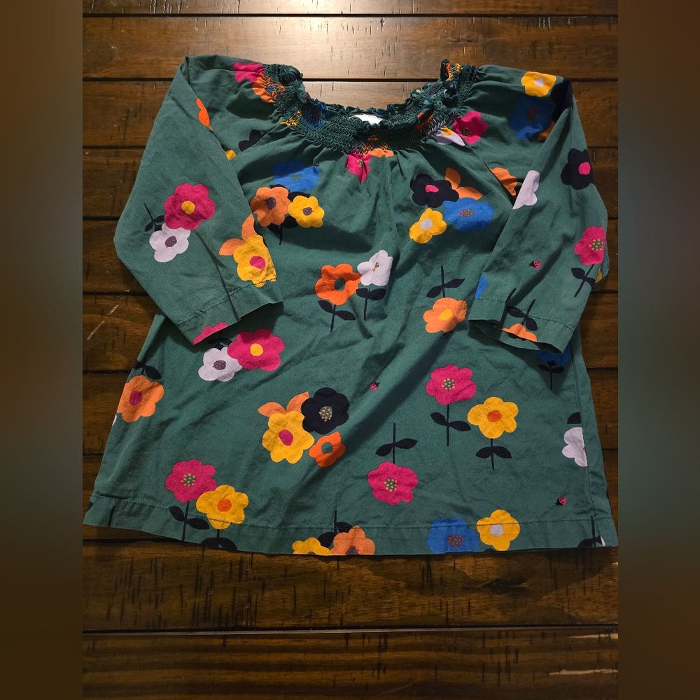 Hannah Andersson Girls Floral Dress (see size chart) US 8 - Picture 1 of 7